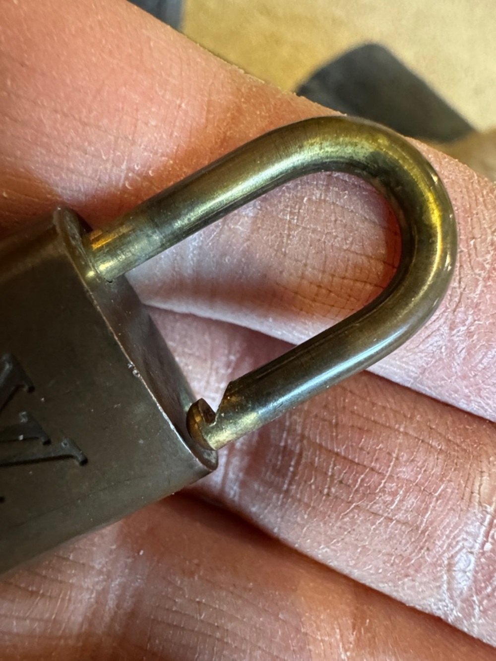 Louis Vuitton #318 Brown Lock with Key - Picture 9 of 10